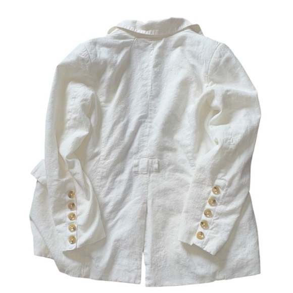 Free people white Olivia blazer no belt size XS - Picture 8 of 11